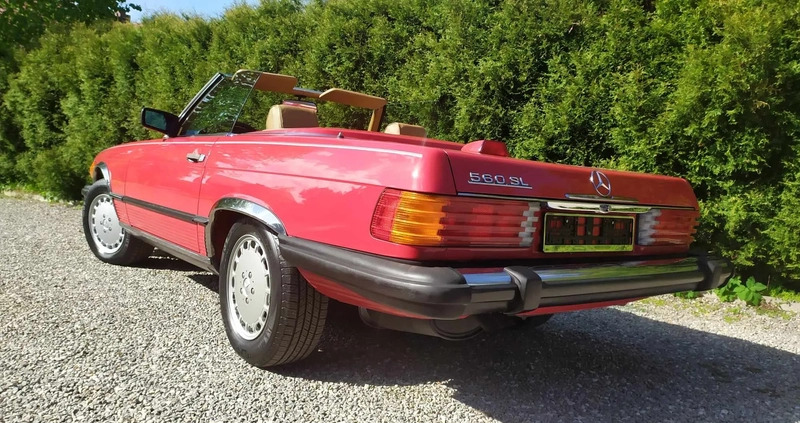 Mercedes-Benz SL cena 139000 przebieg: 111000, rok produkcji 1987 z Ogrodzieniec małe 781